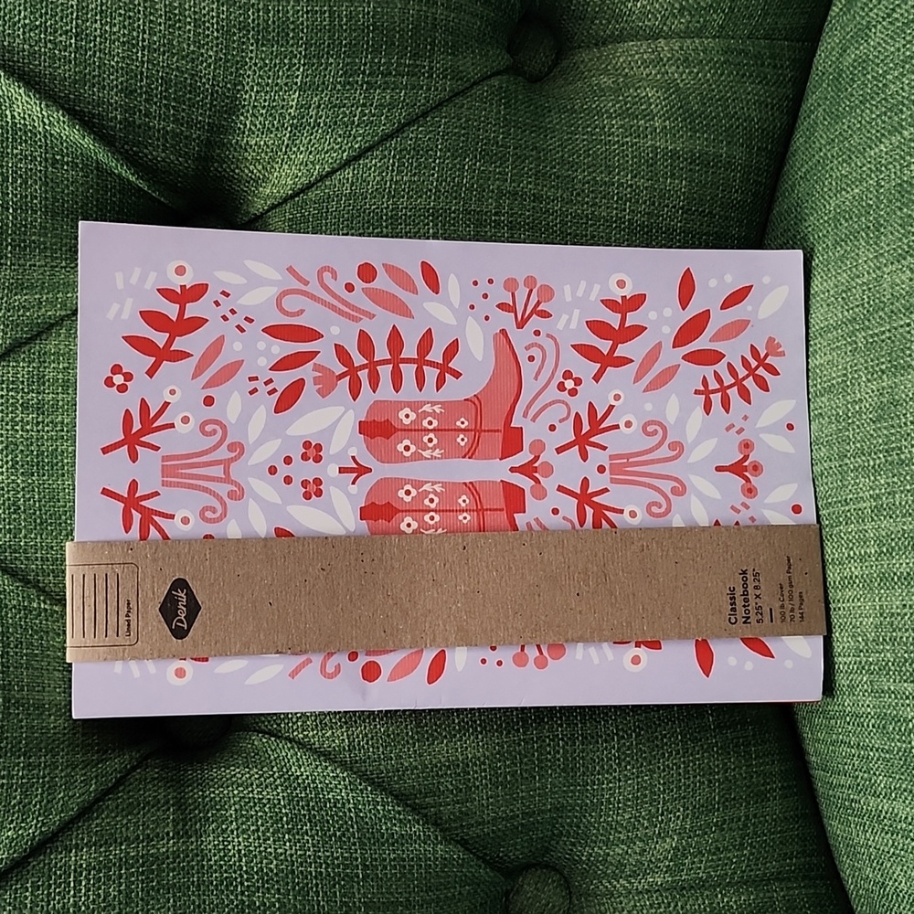 Denik "Folksy Boot" Notebook
